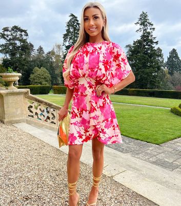 AX Paris Multicoloured Floral Print Mini Dress