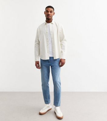 2 Pack White Muscle Fit T-Shirts 3 2 Pack White Muscle Fit T-Shirts