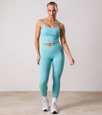 Gym King 365 Bright Blue Logo Print Tank Top