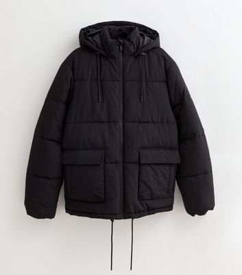 Black Regular Fit Ripstop Puffer Jacket 6 Black Regular Fit Ripstop Puffer Jacket