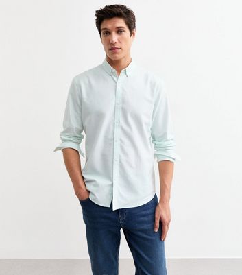Light Blue Regular Striped Cotton Shirt 3 Light Blue Regular Striped Cotton Shirt