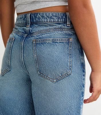 Girls Blue Baggy Leg Jeans 5 Girls Blue Baggy Leg Jeans