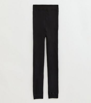 Black Fleece Lined Leggings
