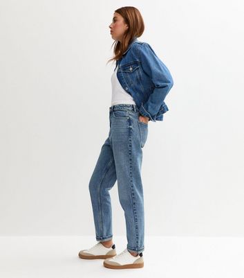 Girls Blue Mom Jeans 4 Girls Blue Mom Jeans