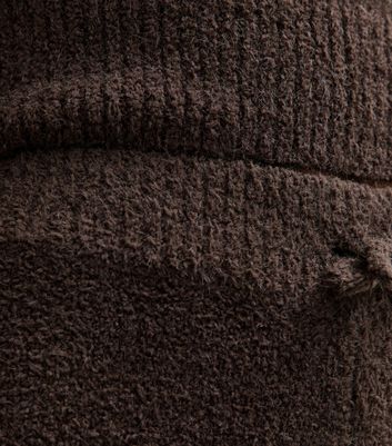 Girls Dark Brown Elasticated Waist Flared Trousers 5 Girls Dark Brown Elasticated Waist Flared Trousers