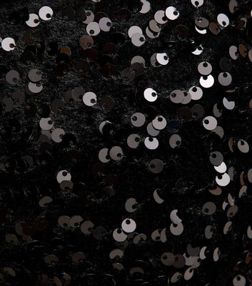 Girls Black Sequin Embellished Cami Top 6 Girls Black Sequin Embellished Cami Top