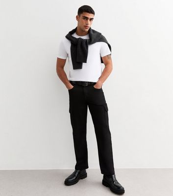 2 Pack of White Regular Fit Cotton T-Shirts 3 2 Pack of White Regular Fit Cotton T-Shirts