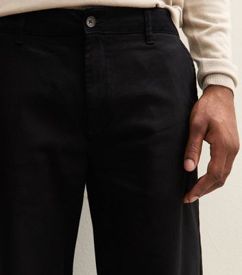 Black Slim Chino Trousers 3 Black Slim Chino Trousers