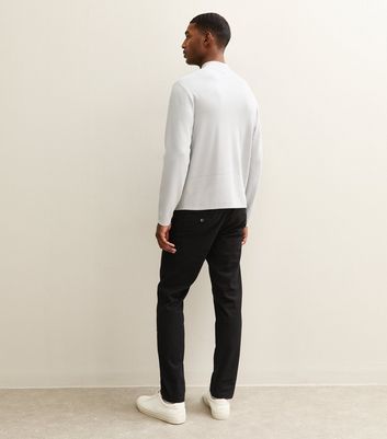 Black Slim Chino Trousers 4 Black Slim Chino Trousers