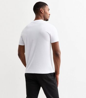 2 Pack of Black/White Regular Fit Cotton T-Shirts