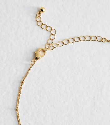 18ct Gold Plated Initial A Flower Necklace 5 18ct Gold Plated Initial A Flower Necklace