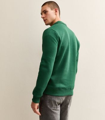 Dark Green Rugby Polo Regular Sweatshirt 4 Dark Green Rugby Polo Regular Sweatshirt