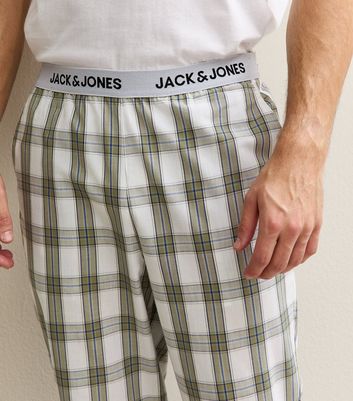 Jack & Jones White T-Shirt and Check Boxers Gift Set 3 Jack & Jones White T-Shirt and Check Boxers Gift Set