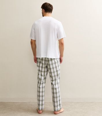 Jack & Jones White T-Shirt and Check Boxers Gift Set 4 Jack & Jones White T-Shirt and Check Boxers Gift Set