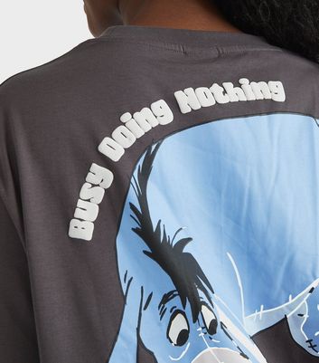Skinnydip Grey Disney Winnie the Pooh Eeyore Print T-Shirt