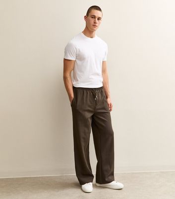 Brown Wide Leg Jogger 3 Brown Wide Leg Jogger