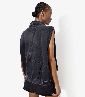 Apricot Black Denim Gilet 3 Apricot Black Denim Gilet