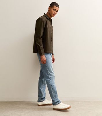 Dark Brown Boxy Heavyweight Twill Overshirt 3 Dark Brown Boxy Heavyweight Twill Overshirt