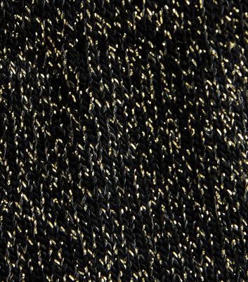 Black and Gold Lurex Socks