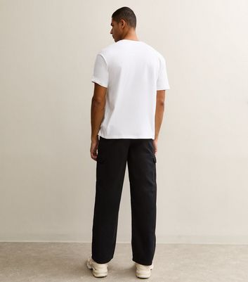 Black Relaxed Cargo Trousers 4 Black Relaxed Cargo Trousers