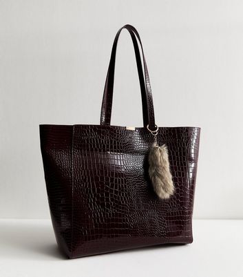 Brown Faux Fur Tail Bag Charm