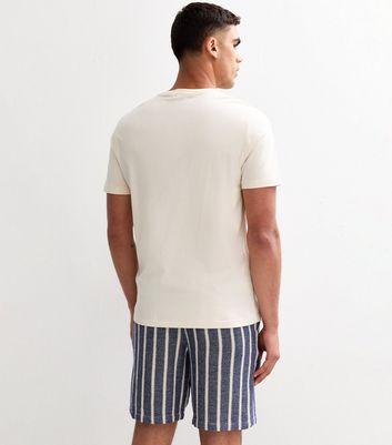 Jack & Jones Bright Blue Striped Jogger Shorts 4 Jack & Jones Bright Blue Striped Jogger Shorts