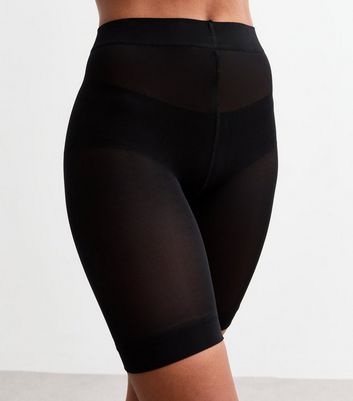 Black Anti-Chafing Hosiery Shorts