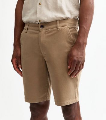 Farah Beige Regular Knee Length Short