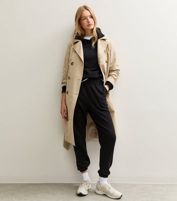 Black Cuffed Ankle Joggers