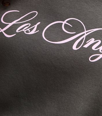 Girls Grey Los Angeles Off Shoulder Sweatshirt 5 Girls Grey Los Angeles Off Shoulder Sweatshirt