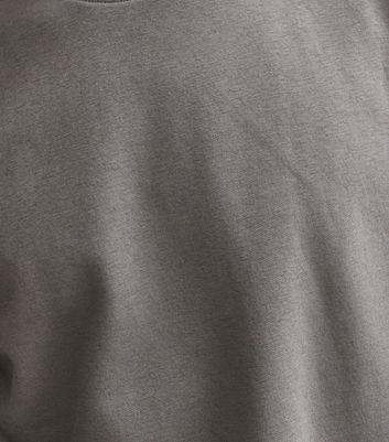 Grey Oversized Crew Neck Sweatshirt 6 Grey Oversized Crew Neck Sweatshirt