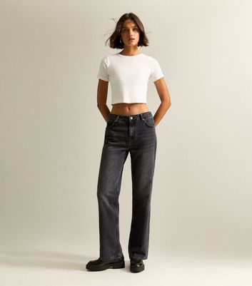 Black Anica Straight Jeans 5 Black Anica Straight Jeans