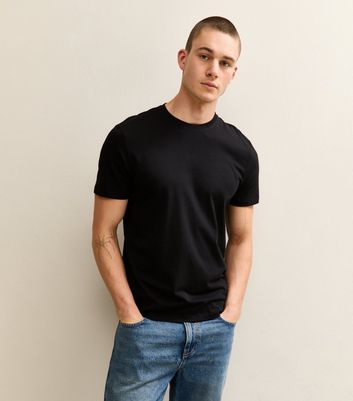 Black and Beige 2 Pack of Regular Cotton T-Shirts