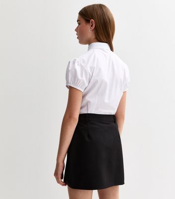 Girls Black Tube School Skort 4 Girls Black Tube School Skort