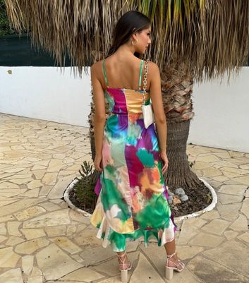 AX Paris Multicoloured Ruffled Midi Dress 3 AX Paris Multicoloured Ruffled Midi Dress