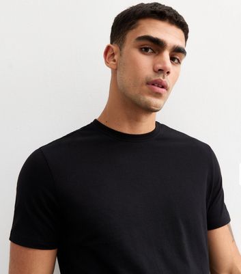 2 Pack of Black Cotton T-Shirts