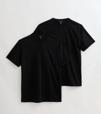 2 Pack of Black Cotton T-Shirts 5 2 Pack of Black Cotton T-Shirts