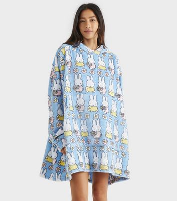 Skinnydip Blue Miffy Flower Blanket Hoodie