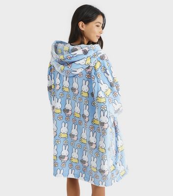Skinnydip Blue Miffy Flower Blanket Hoodie