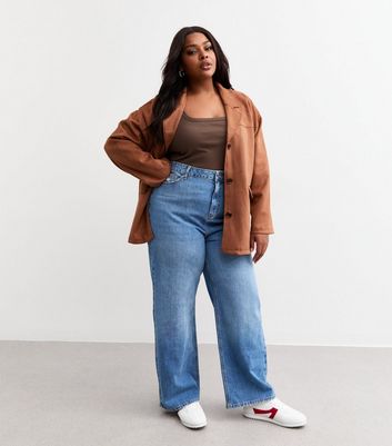 Curves Brown Square Neck Vest 3 Curves Brown Square Neck Vest