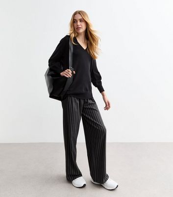 Sunshine Soul Black V-Neck Jumper