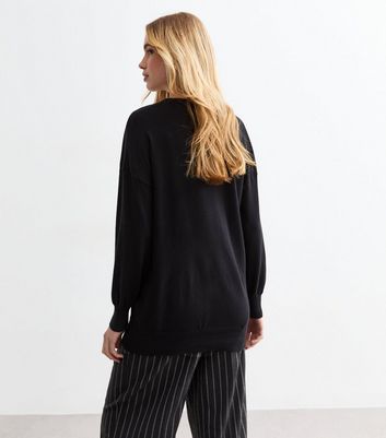 Sunshine Soul Black V-Neck Jumper