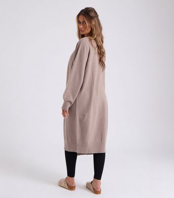 Urban Bliss Light Brown Longline Cardigan
