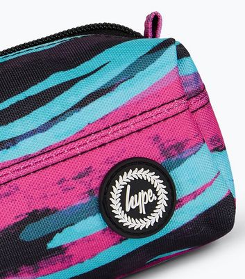 Hype Multicoloured Pastel Zebra Pencil Case