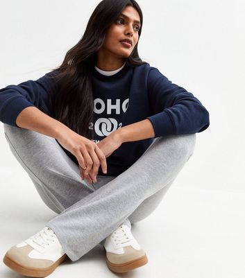 Light Grey High Rise Kick Flare Leggings