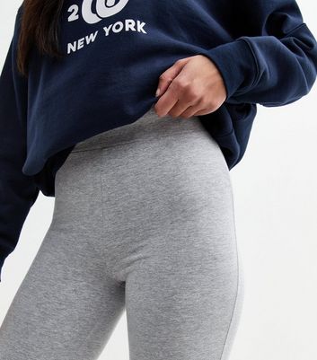 Light Grey High Rise Kick Flare Leggings