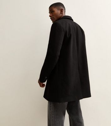 Black Regular Tailored Coat
