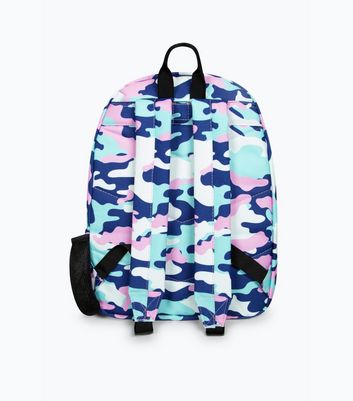 Hype Pink Camouflage Print Backpack 3 Hype Pink Camouflage Print Backpack