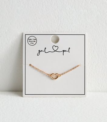 Rose Gold Tone Heart Bracelet