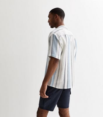 Navy Regular Fit Cargo Shorts 4 Navy Regular Fit Cargo Shorts